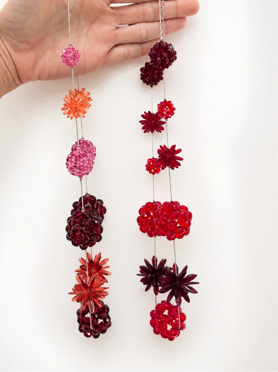 MULTI FLOWERS NECKLACE