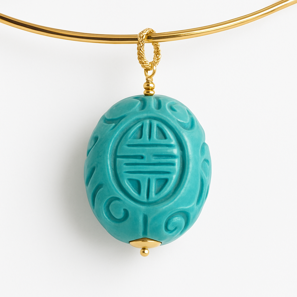 Artisan Turquoise Pendant