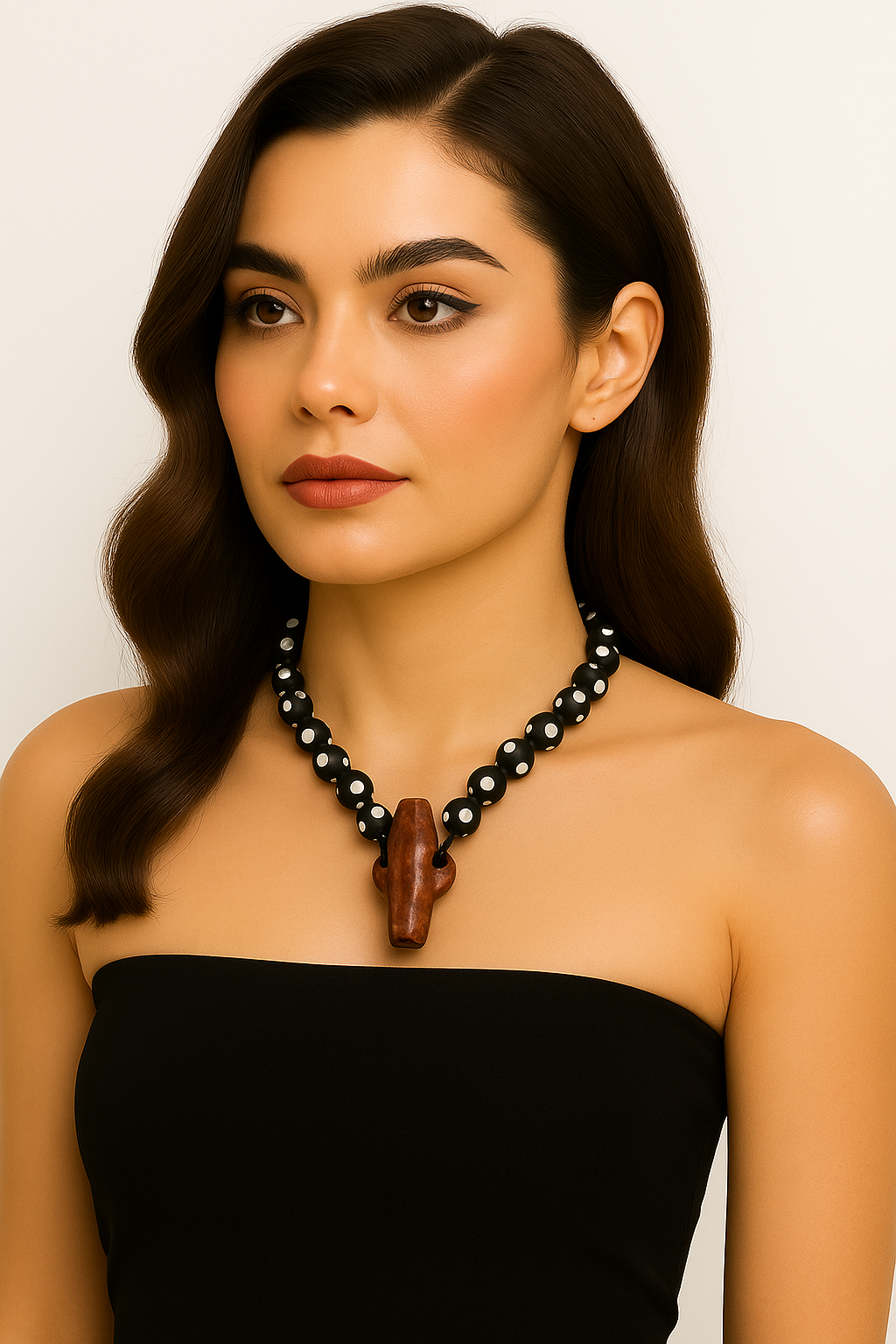 Hongshan Double Ears Lezi amulet Necklace