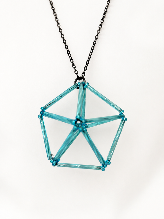 Aqua Vertex Necklace