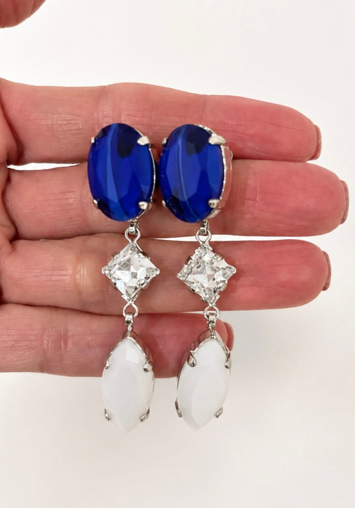 SAPPHIRE BLOOM EARRINGS