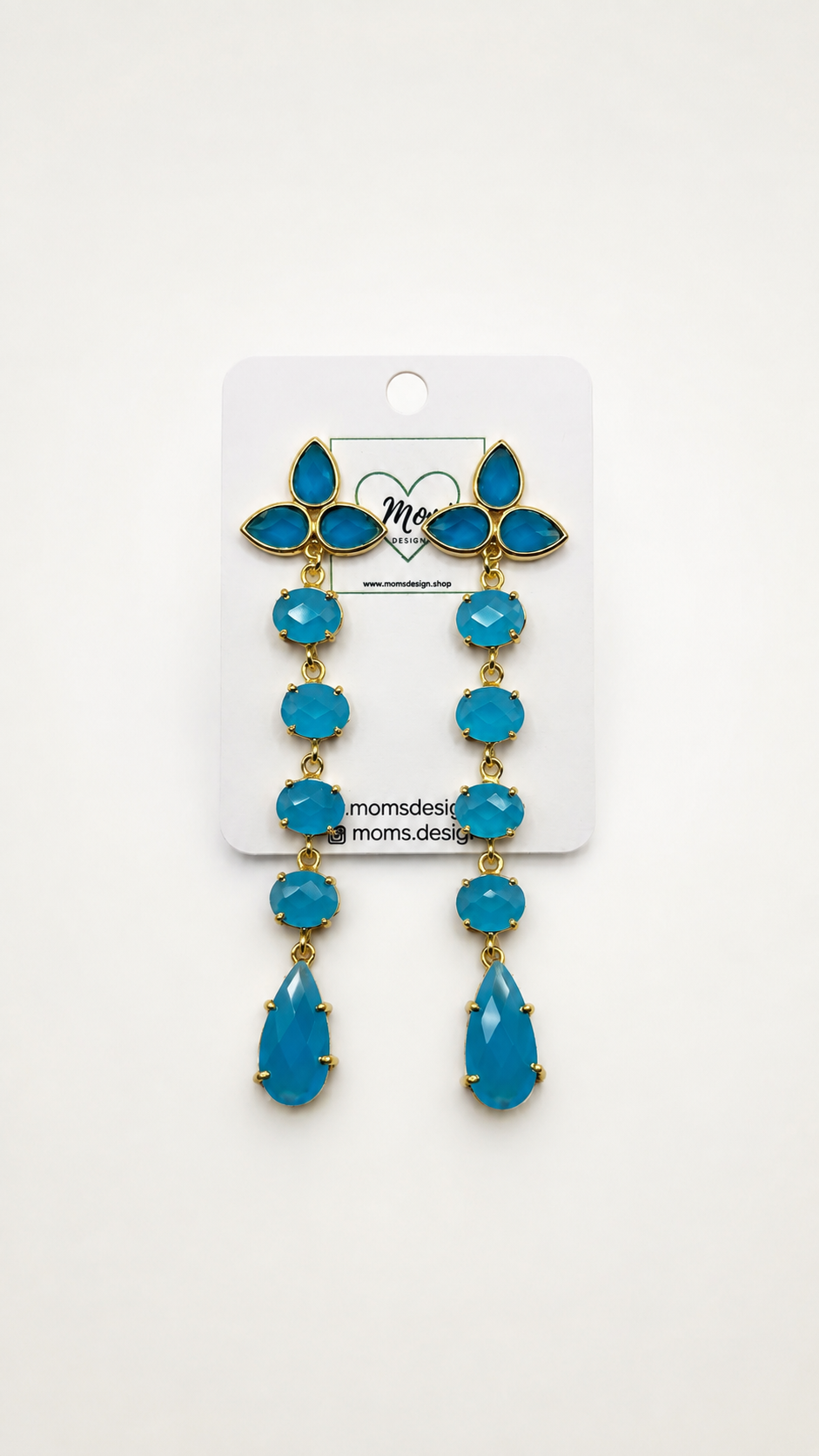 Azure Chalcedony Earrings