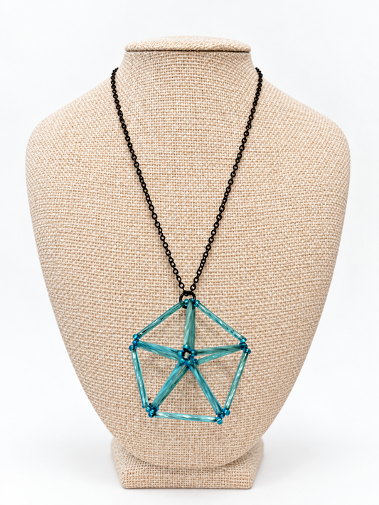 Aqua Vertex Necklace