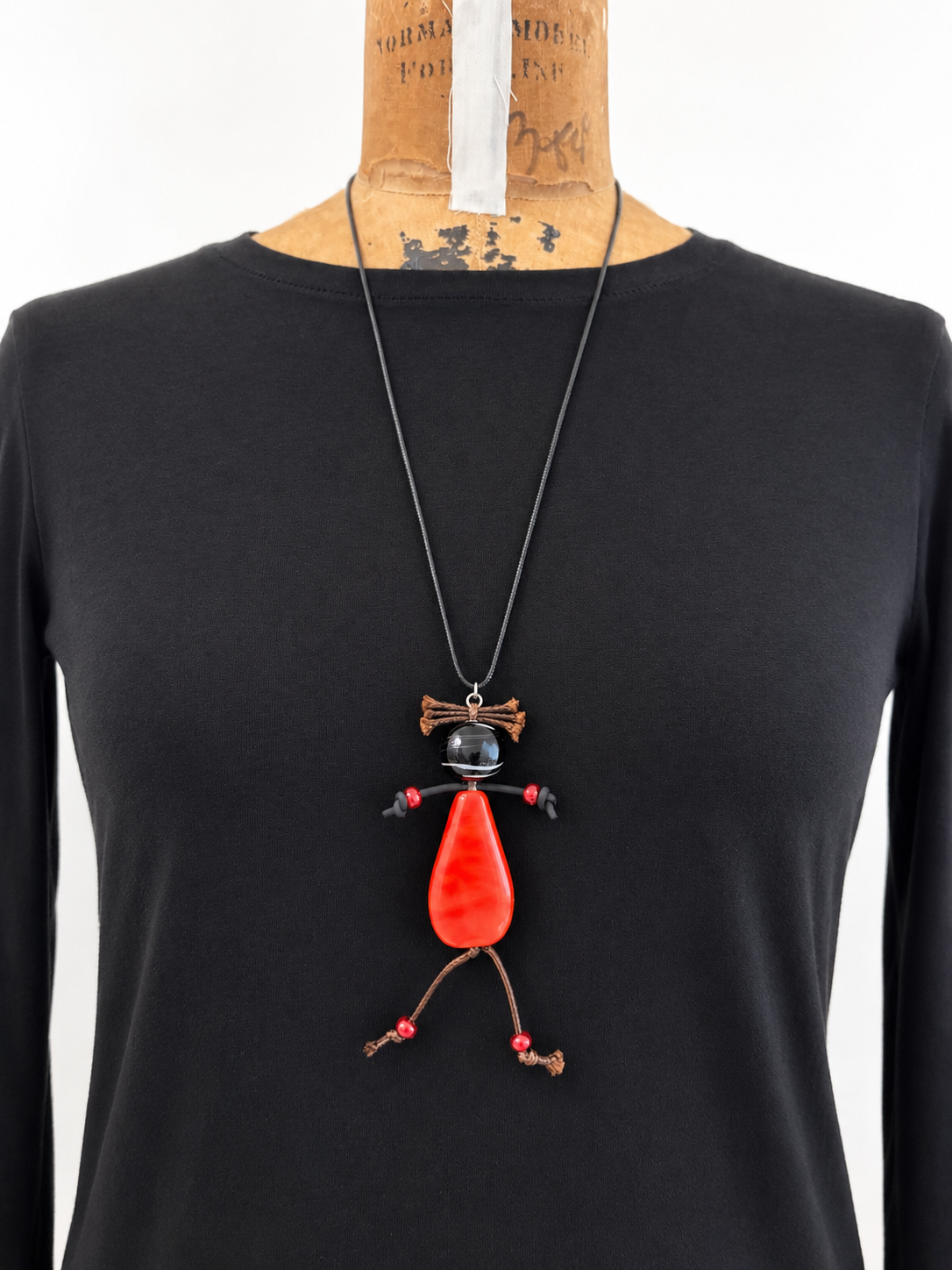 MINI ME GLASS DOLL NECKLACE