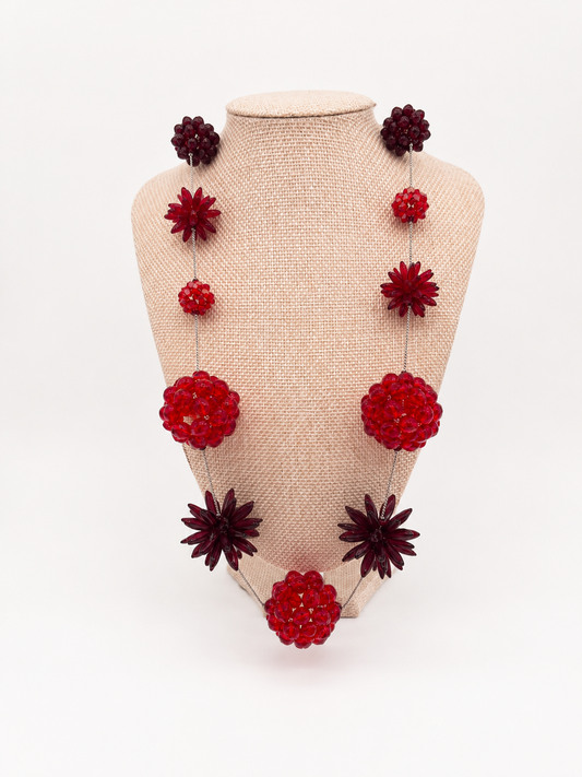 MULTI FLOWERS NECKLACE