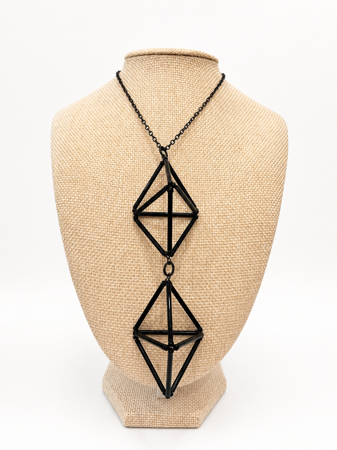 Midnight Double Prism Necklace