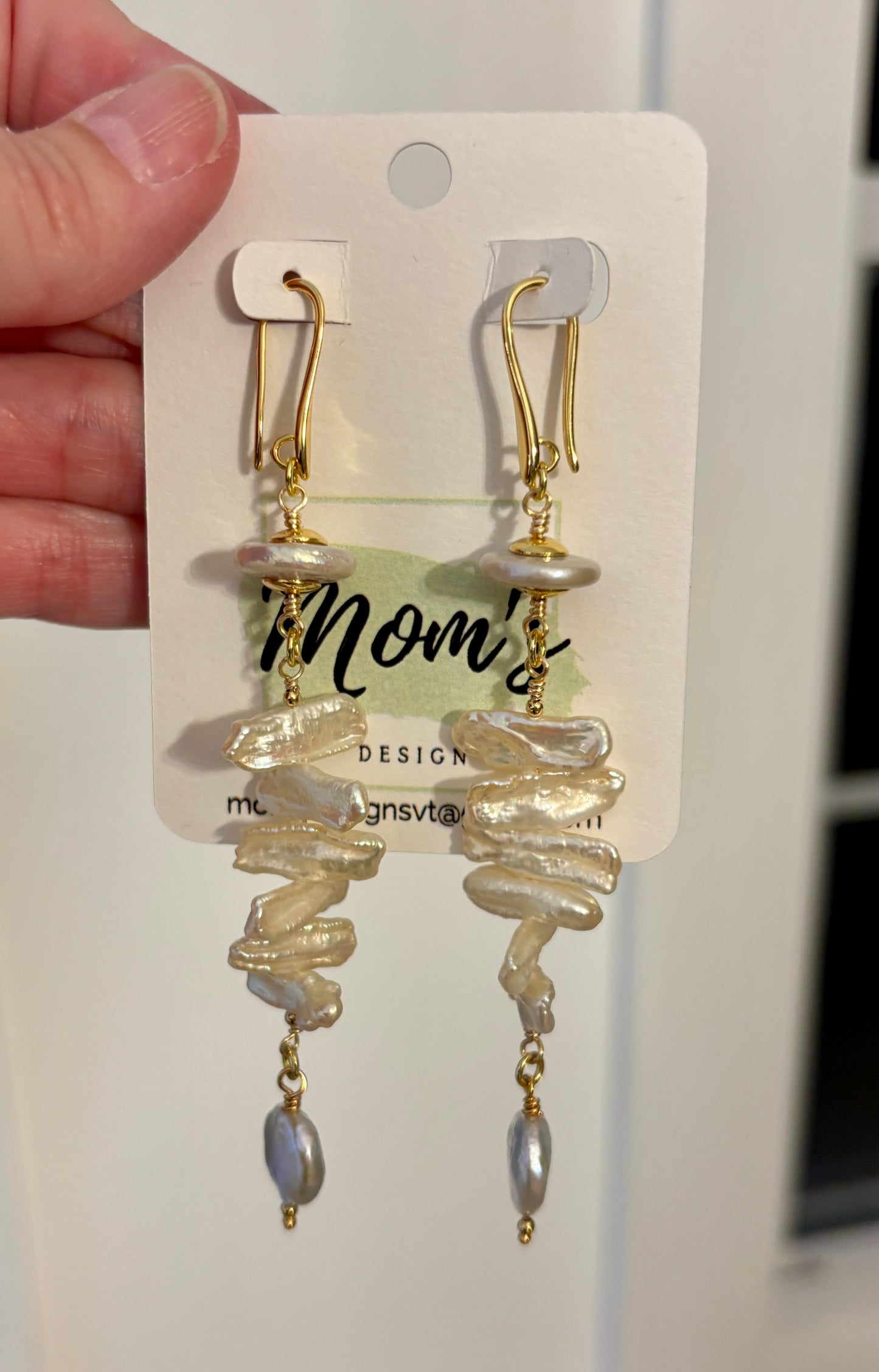 Fresh Water Pearls Cascade Earrings