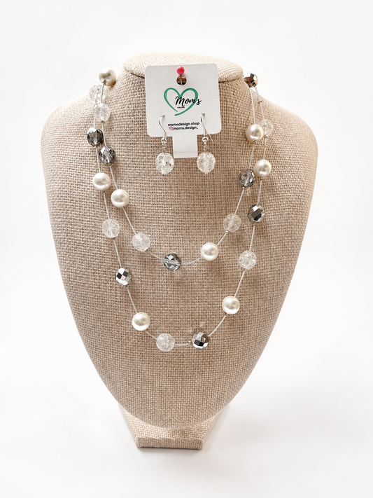 Pearls and Crystal Set