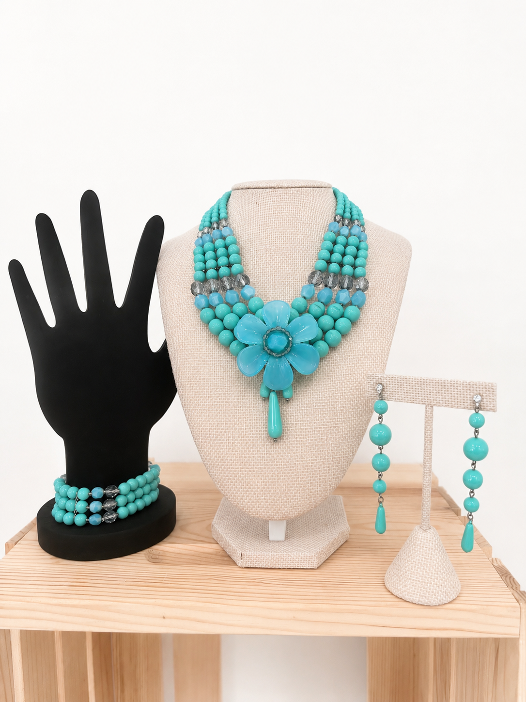 TURQUOISE BLOSSOM SET