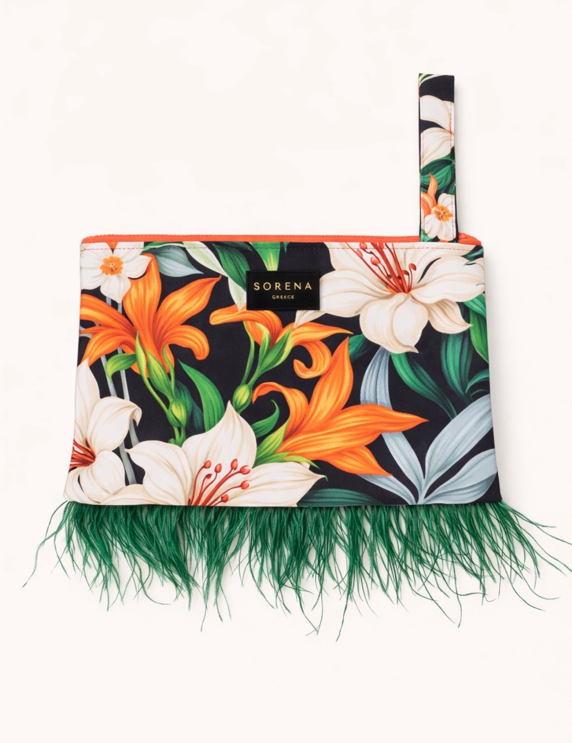 Feather Clutch