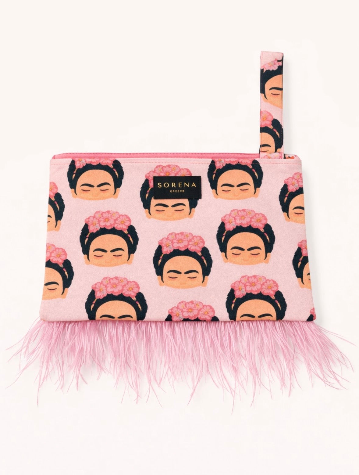 Feather Clutch