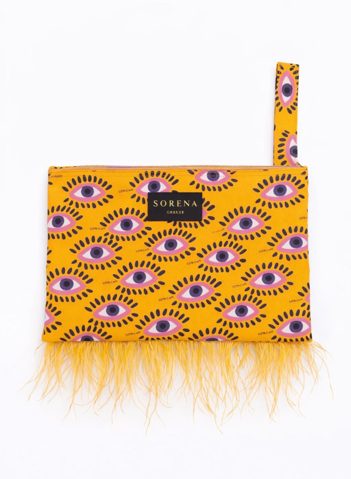 Feather Clutch