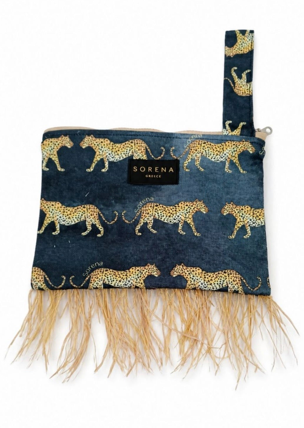 Feather Clutch