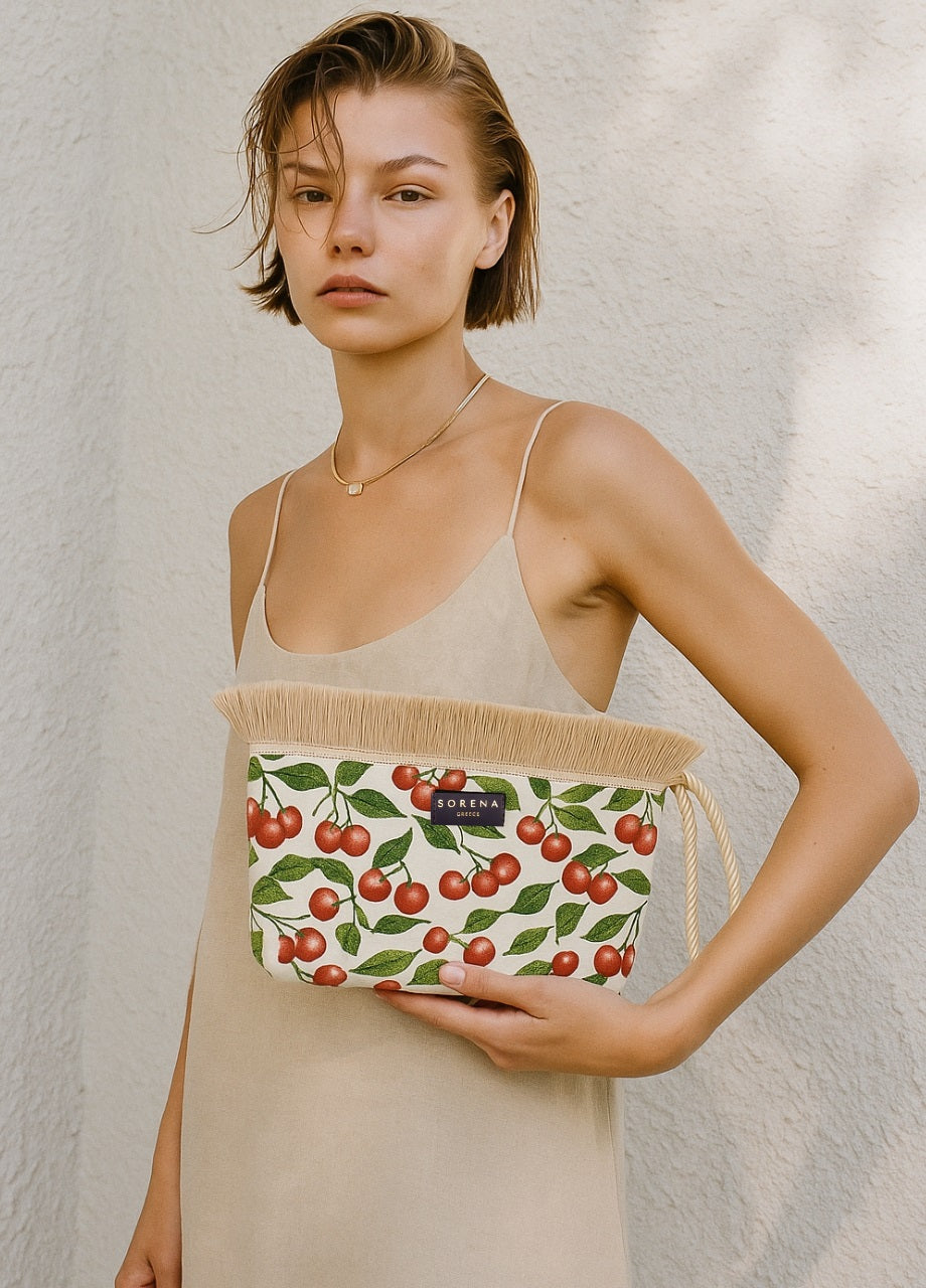 SAMIOPOULA CHERRY CLUTCH